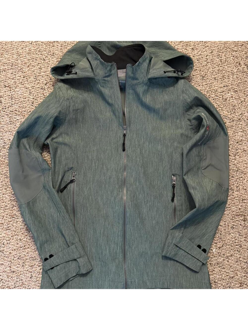 Reebok CrossFit green shell windbreaker jacket Size S